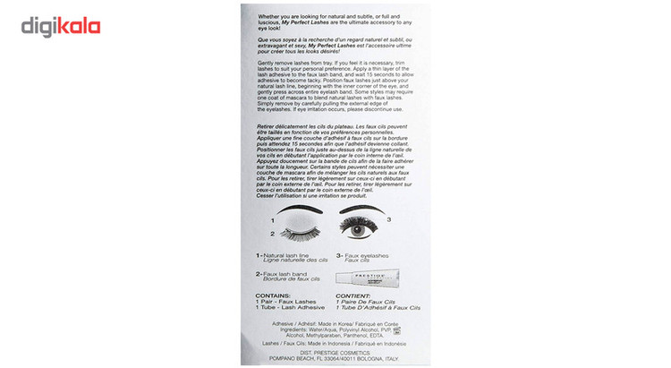 مژه مصنوعی پرستیژ مدل Faux Lashes Angelique شماره FL-07