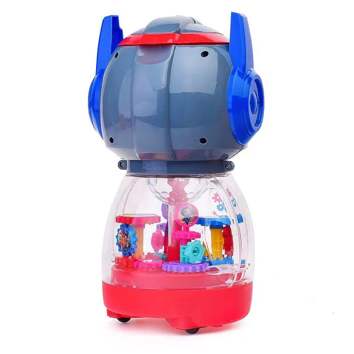 اسباب بازی مدل چرخ دنده ای قلک طرح رباتی کد ZR180-3