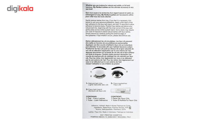 مژه مصنوعی پرستیژ مدل Faux Lashes Bianca شماره FL-11