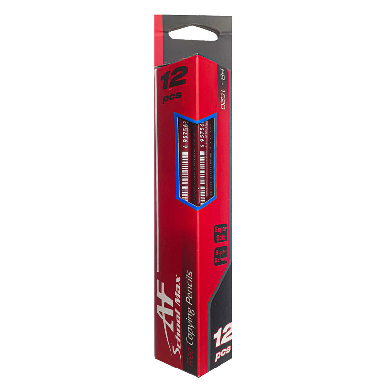 مداد اسکول مکس مدل HB-1020 بسته 12 عددی