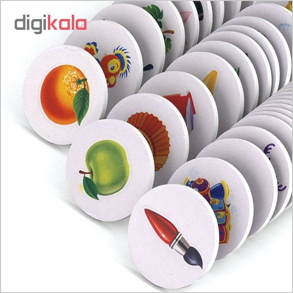 بازی فکری قایم موشک مدل Hide & Seek شامل 30 کارت تصویر، 6 تشتک رنگی و تاس، مناسب 2 نفر، تقویت حافظه کوتاهمدت، بازی معمایی و تست هوش برای کودک، نوجوان و بزرگسال، مدت زمان کمتر از یک ساعت