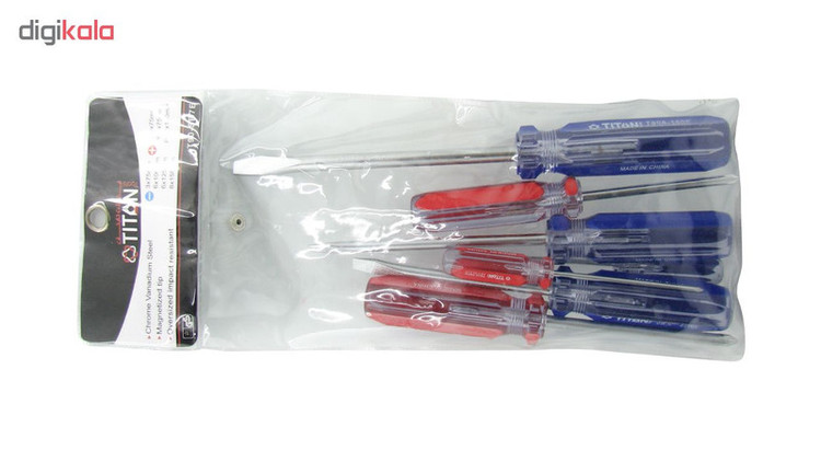 مجموعه 7 عددی پیچ گوشتی تیتان مدل T90-SB7E