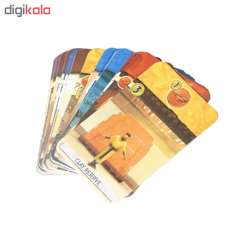 بازی فکری بردگیم استراتژی دونفره 7Wonders Duel با تاکتیک ساختوساز، مزایده، سیستم سه شرط پیروزی، پیشرفت علمی و نظامی، شامل 66 کارت دوران، 12 کارت عجایب و دفترچه راهنما، مناسب بالای 10 سال