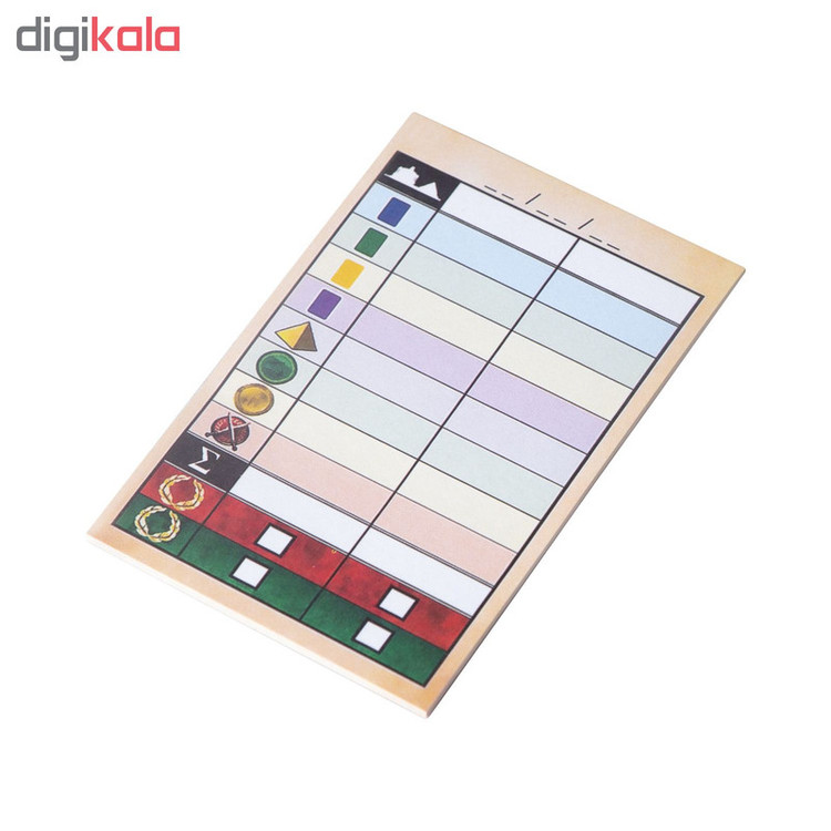 بازی فکری بردگیم استراتژی دونفره 7Wonders Duel با تاکتیک ساختوساز، مزایده، سیستم سه شرط پیروزی، پیشرفت علمی و نظامی، شامل 66 کارت دوران، 12 کارت عجایب و دفترچه راهنما، مناسب بالای 10 سال