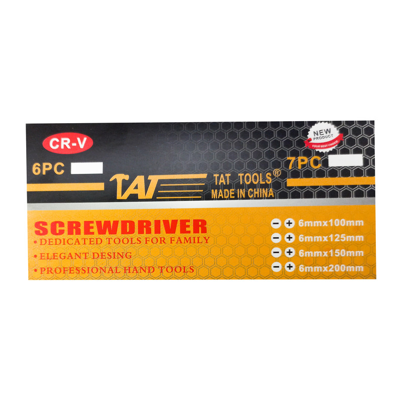 پیچ گوشتی تات مدل P-G مجموعه 6 عددی