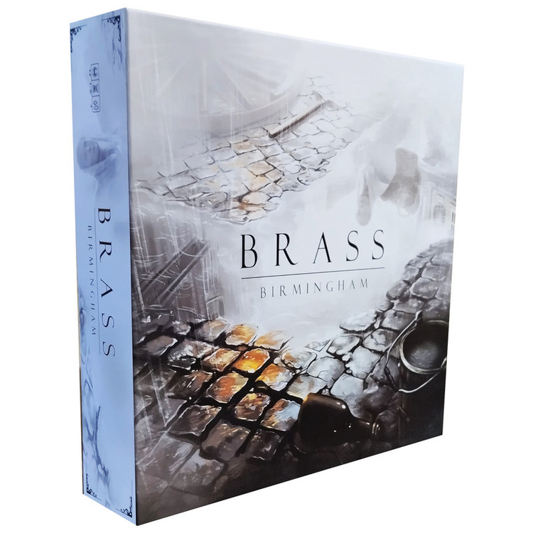 بازی فکری استراتژی اقتصادی برس بیرمنگام مدل BRASS BIRMINGHAM با امکان بازی 2 تا 4 نفر، مناسب بزرگسال و نوجوان، شامل کارتها و قطعات چوبی، تاکتیک جمعآوری امتیاز و مدت زمان بازی بیش از یک ساعت
