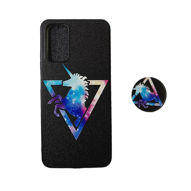کاور مدل A02s مناسب برای گوشی موبایل سامسونگ Galaxy A02S / M02S به همراه پاپ سوکت