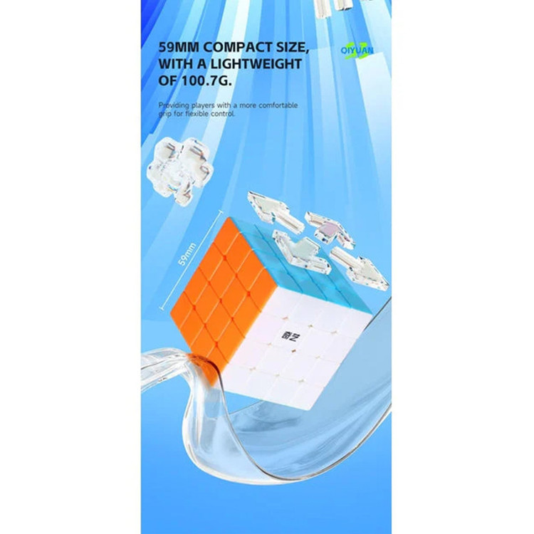 مکعب روبیک چی ای مدل کای وای کای یوان اس 3 4×4 QY QiYuan S3