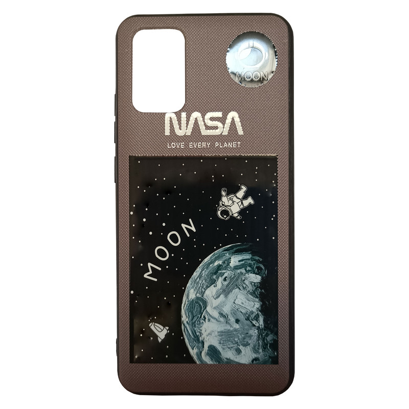 کاور مدل فانتزی کد A-035 طرح NASA مناسب برای گوشی موبایل سامسونگ Galaxy A02S