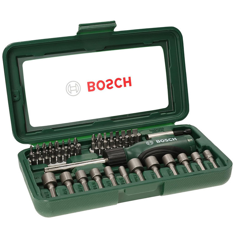 سری پیچ گوشتی بوش مدل BOX 2607019504 - 424 مجموعه 46 عددی