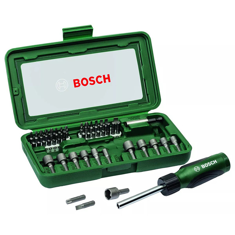 سری پیچ گوشتی بوش مدل BOX 2607019504 - 424 مجموعه 46 عددی