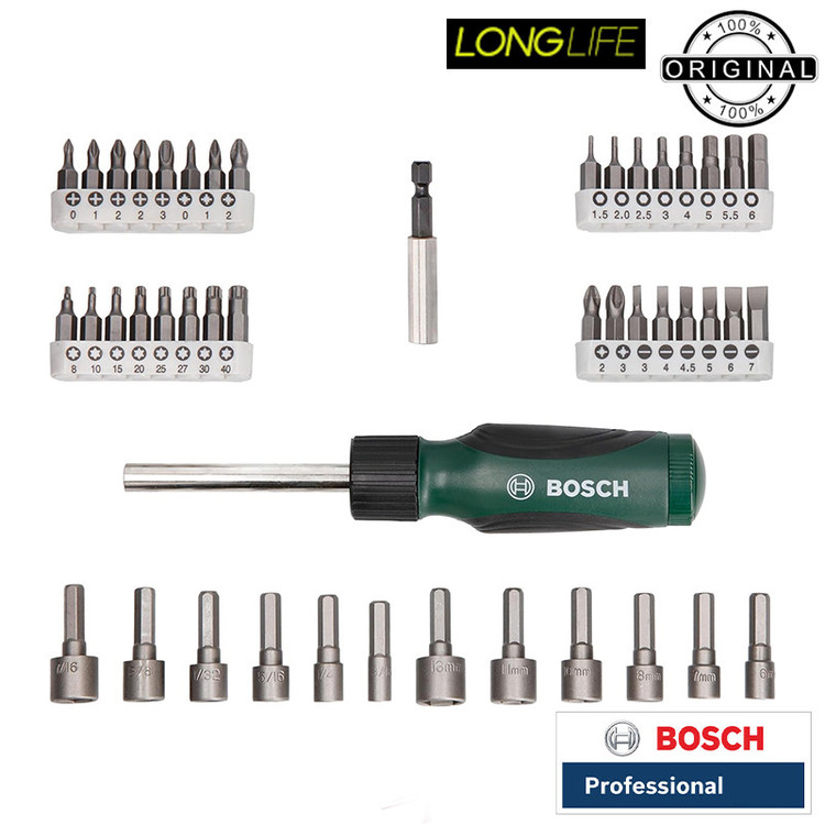 سری پیچ گوشتی بوش مدل BOX 2607019504 - 424 مجموعه 46 عددی