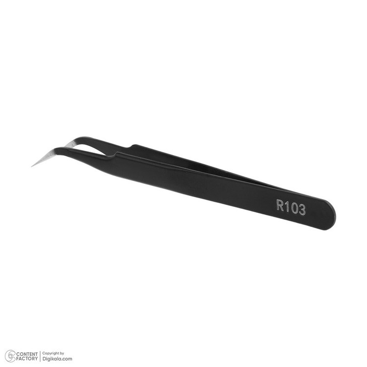 انبر اکستنشن مژه رد چری مدل Curved R103