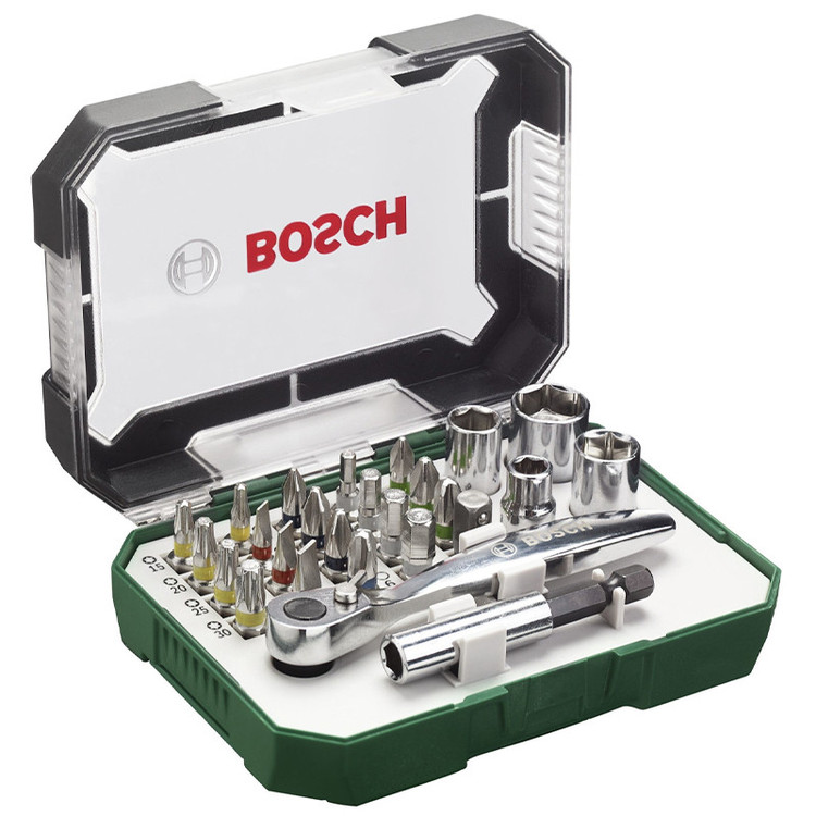 سری پیچ گوشتی بوش مدل BO-2607017322 مجموعه 26 عددی