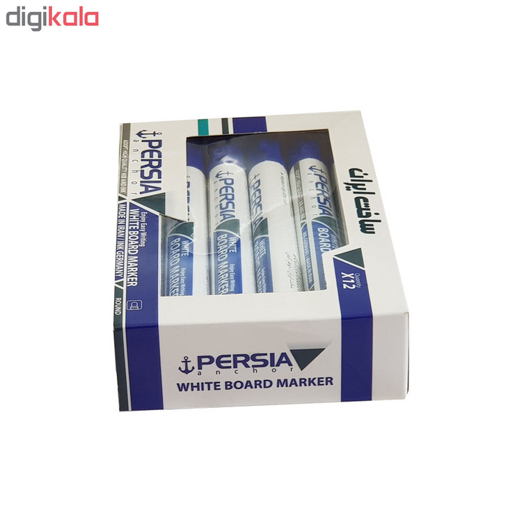 ماژیک وایت برد پرشیا مدل P-201 بسته 12 عددی