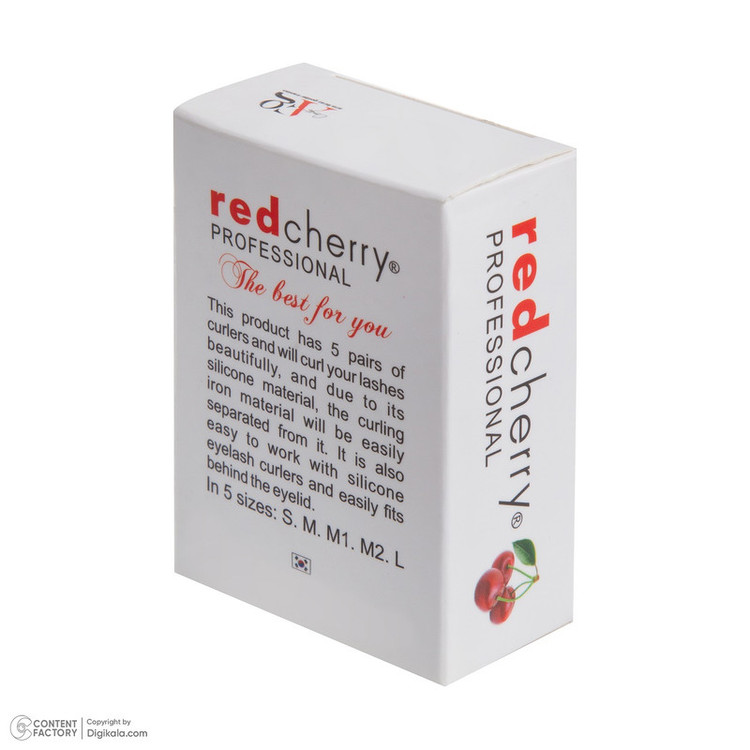 فرمژه رد چری مدل Colorful Silicone Pad بسته 10 عددی