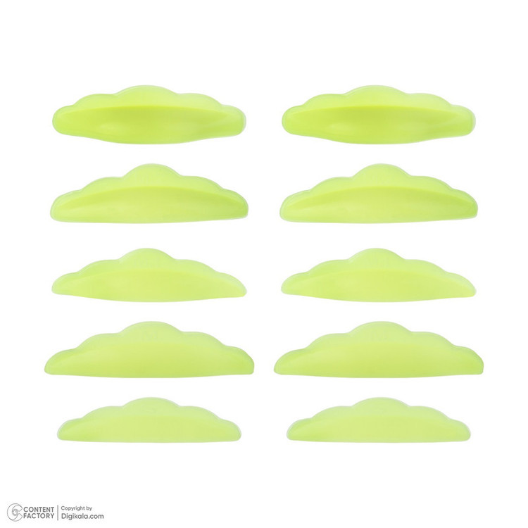 فرمژه رد چری مدل Colorful Silicone Pad بسته 10 عددی