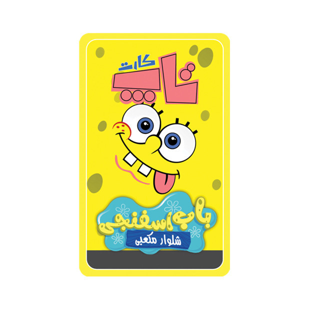 بازی فکری کارتی تاپ کارت ذهن آرا مدل باب اسفنجی
