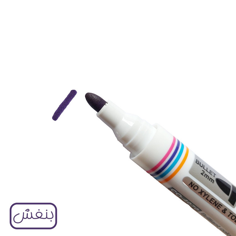 ماژیک وایت برد کرونا طرح گرد مدل CO-4070 به همراه تخته پاک کن بسته 9 عددی