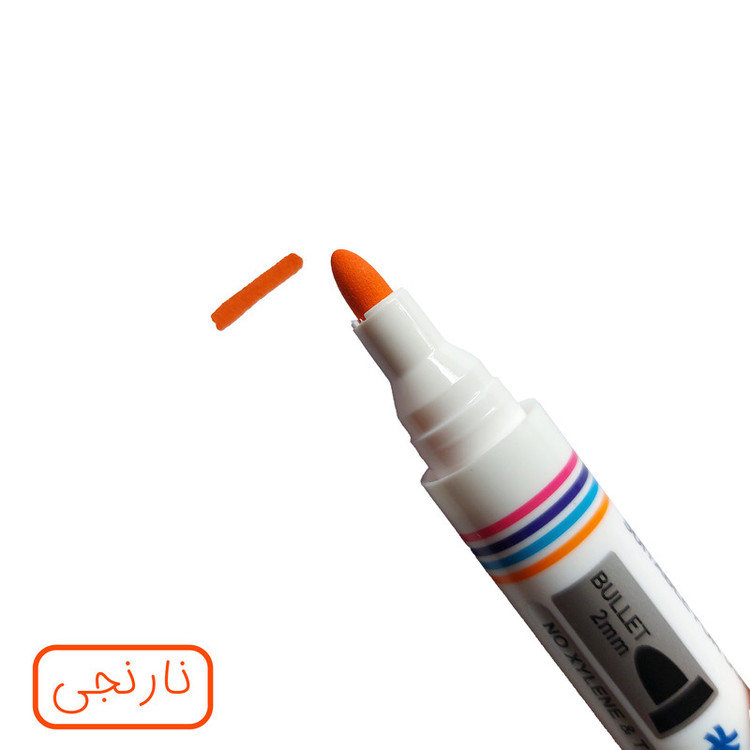 ماژیک وایت برد کرونا طرح گرد مدل CO-4070 به همراه تخته پاک کن بسته 9 عددی