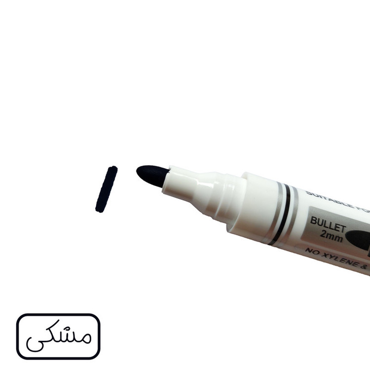ماژیک وایت برد کرونا طرح گرد مدل CO-4070 به همراه تخته پاک کن بسته 9 عددی