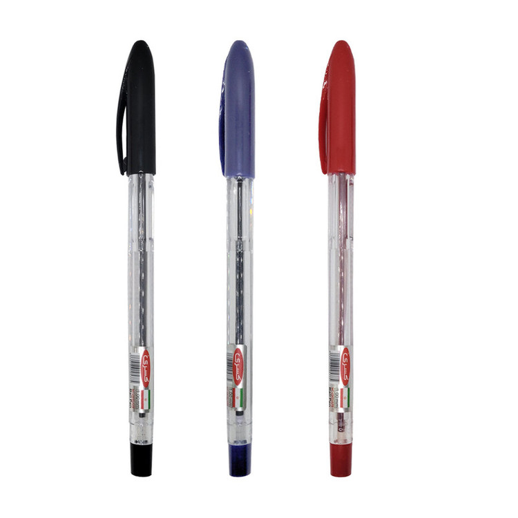 خودکار 1 میلی متری کسری مدل Ball Pen بسته 50 عددی