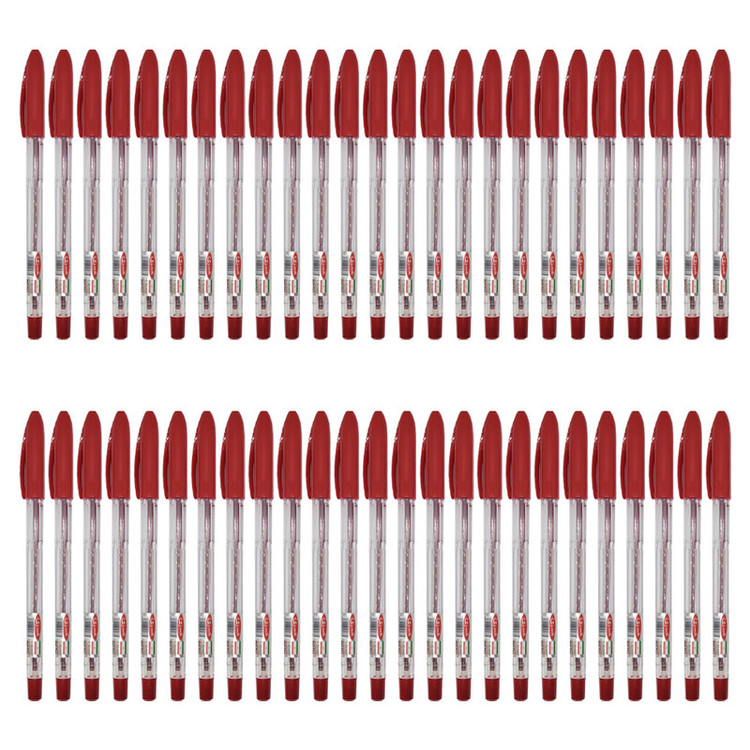 خودکار 1 میلی متری کسری مدل Ball Pen بسته 50 عددی