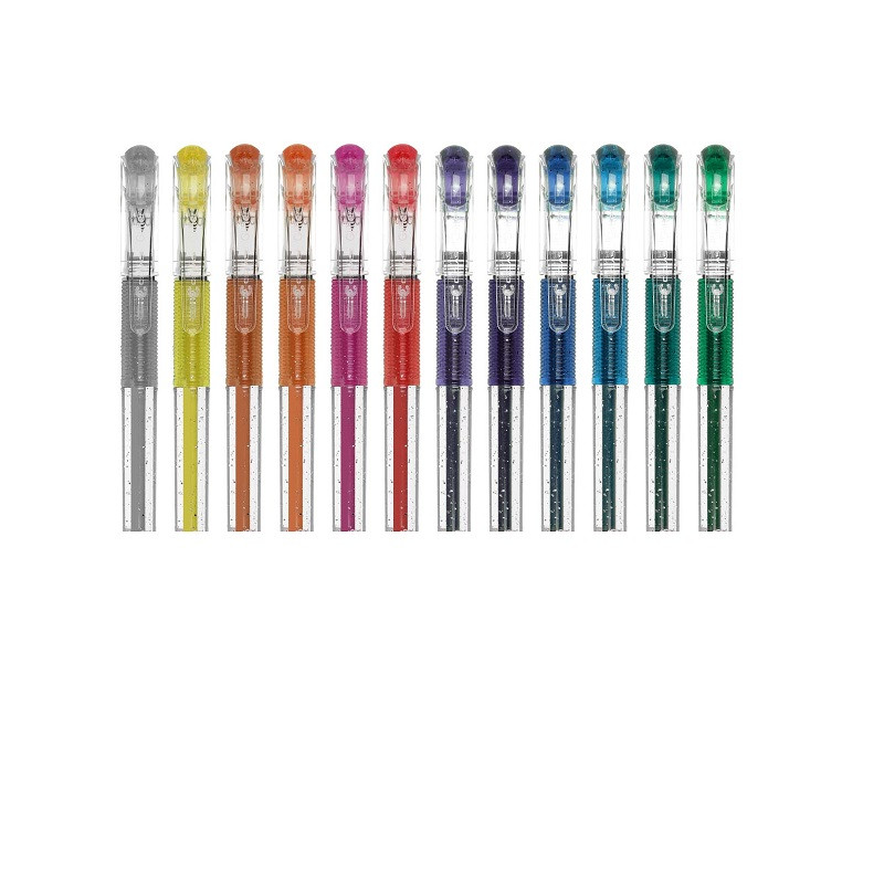 روان نویس کریتورز کلاس مدل گلیتر طرح اکلیلی کد PB-GL-12 بسته 12عددی