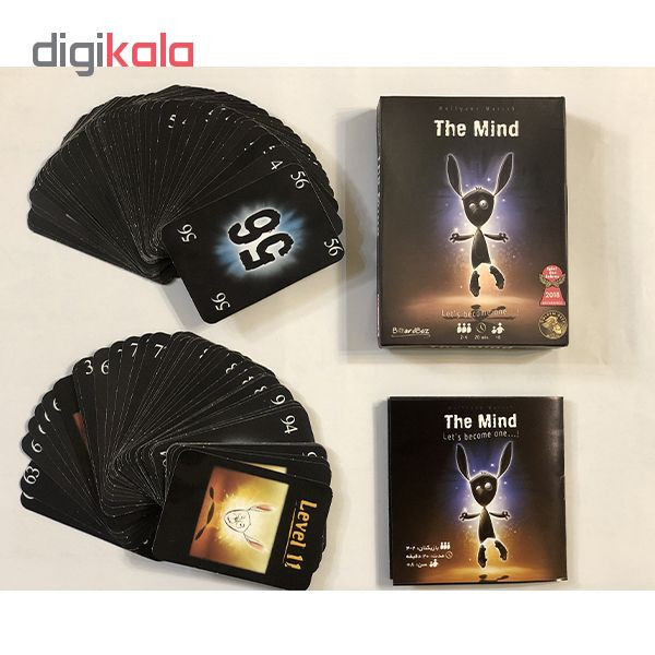 بازی فکری کارتی The mind بدون کلام با 120 کارت، مناسب 4 نفر، تست هوش و تمرکز، نامزد بهترین بازی سال 2018 و برنده جایزه بهترین بازی کارتی از Boardgame geek