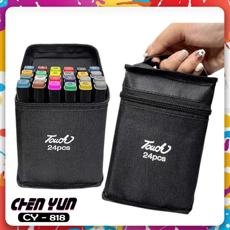 ماژیک راندو شین یان مدل CY-818 مجموعه ۲۴ عددی
