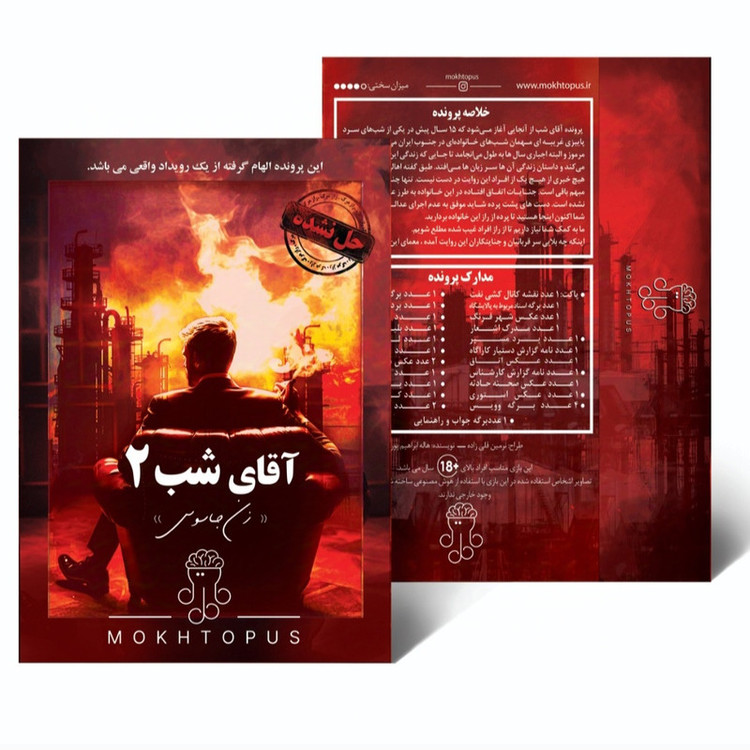 بازی فکری مدل پرونده جنایی آقای شب 2 زن جاسوس