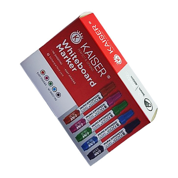 ماژیک وایت برد کایزر مدل رنگی کد SK870 بسته 12 عددی