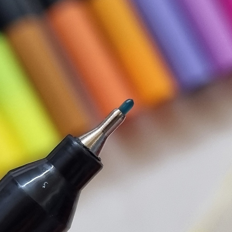 ماژیک رنگ آمیزی مدل راپید براش دوسر بسته 120 عددی