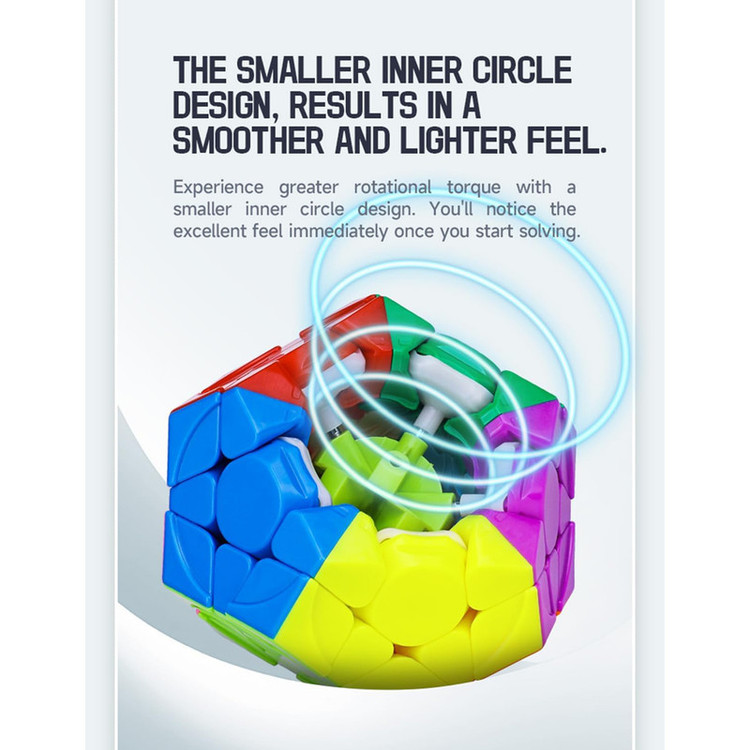 مکعب روبیک چی ای مدل مگامینکس کای وای کایهنگ اس 2 3×3 QY Megaminx QiHeng S2