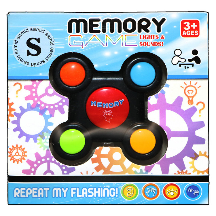 بازی فکری تقویت حافظه مموری گیم سمید مدل Memory Game با قابلیت چندنفره 1 تا 7 نفر، مناسب تمام ردههای سنی، دارای مراحل چالشبرانگیز و ابعاد جمعوجور قابل حمل