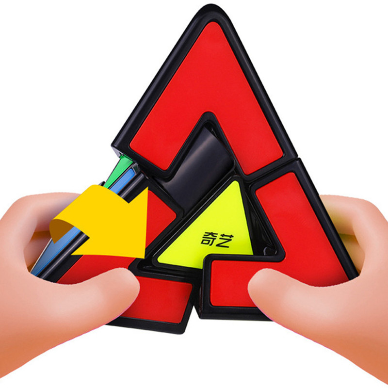 مکعب روبیک چی ای مدل هرم دوقلوی لایت کای وای QY Pyraminx Lite