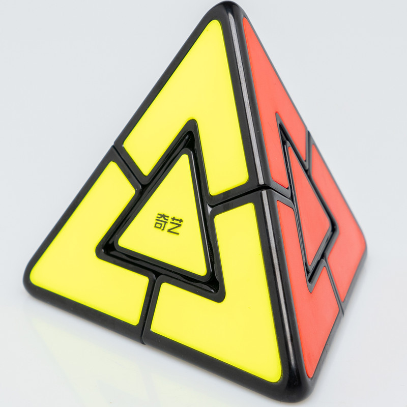مکعب روبیک چی ای مدل هرم دوقلوی لایت کای وای QY Pyraminx Lite