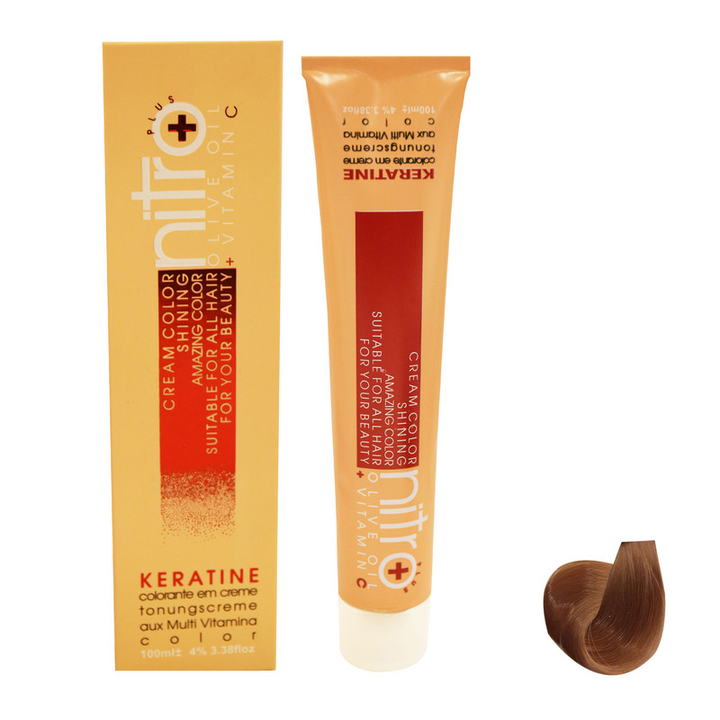 رنگ مو نیترو سری Keratine شماره 8.31 حجم 100 میلی لیتر رنگ بلوند بژ روشن
