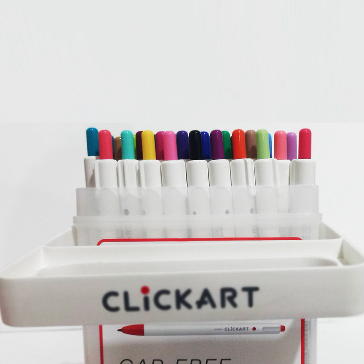 ماژیک زبرا مدل CLICKART مجموعه 36 عددی