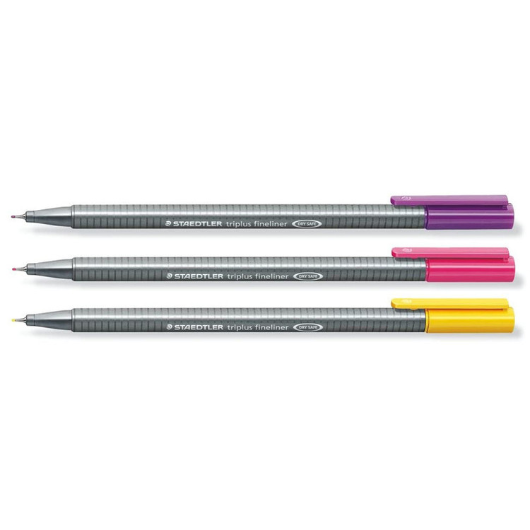 روان نویس استدلر کد 334PCC20 مدل Triplus Fineliner Brilliant Colours بسته 20 عددی به همراه کیف