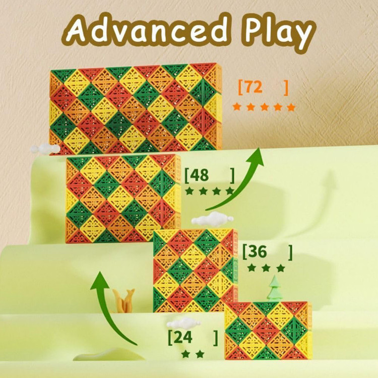 مکعب روبیک چی ای مدل ماری دی ان ای 72 قطعه کای وای QY Magic Snake DNA 72 pcs