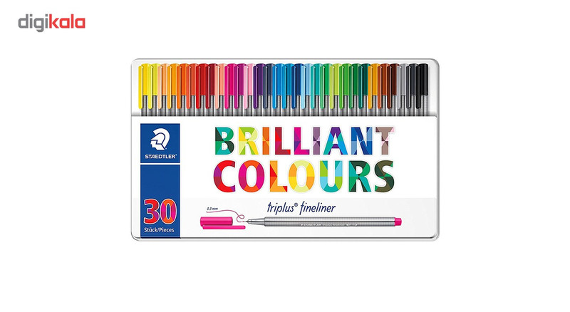 روان نویس 30 رنگ استدلر مدل Triplus Brilliant Colours کد 334 M30