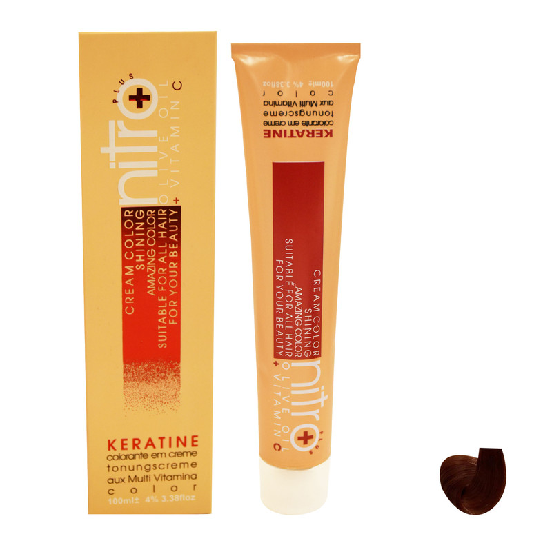 رنگ مو نیترو سری Keratine شماره 602.11 حجم 100 میلی لیتر رنگ کاراملی