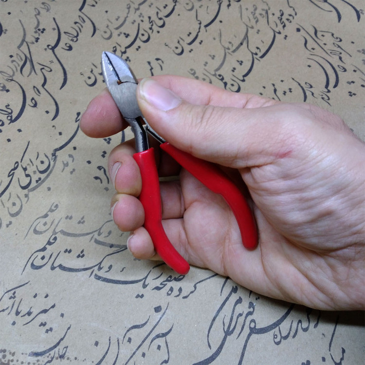 انبر سیم چین وی اس مدل الکترونیکی سایز 4.5 اینچ