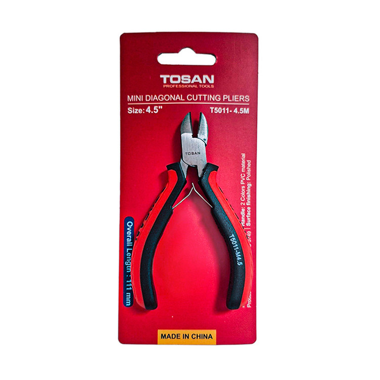 انبر سیم چین الکترونیکی توسن مدل T5011-4.5M سایز 4.5 اینچ