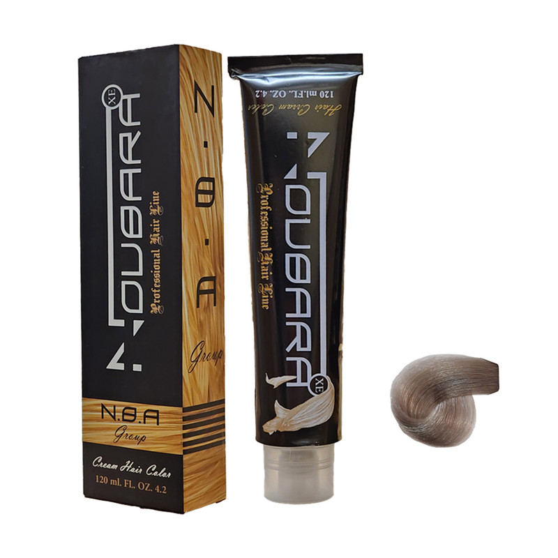 رنگ مو نوباراکس سری N B A شماره 9.1/2.1 حجم 120 میلی لیتر رنگ بلوند نقره ای روشن