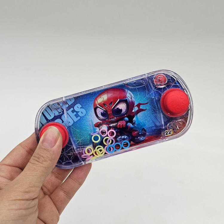 واتر گیم ناب سل مدل دو دکمه طرح اسپایدرمن موتور سوار کد WATER GAME SPIDER MAN NAAB003