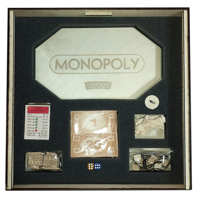 بازی فکری تی توی مدل مونوپولی مناسب برای 8 سال به بالا