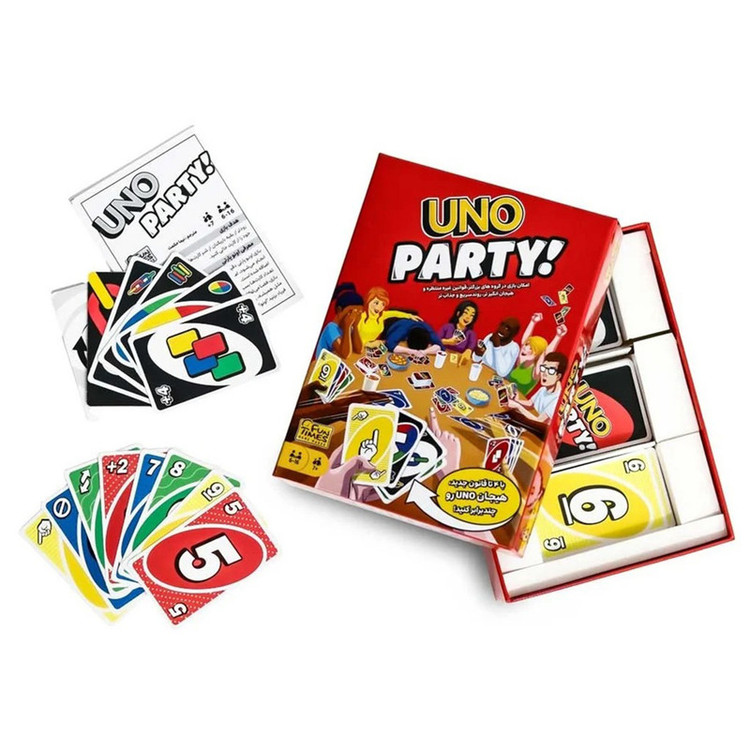 بازی فکری مدل اونو پارتی uno party