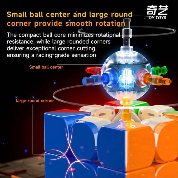 مکعب روبیک چی ای مدل هوشمند بلوتوثی SC-S کای وای 3×3 QY Smart Cube Standard